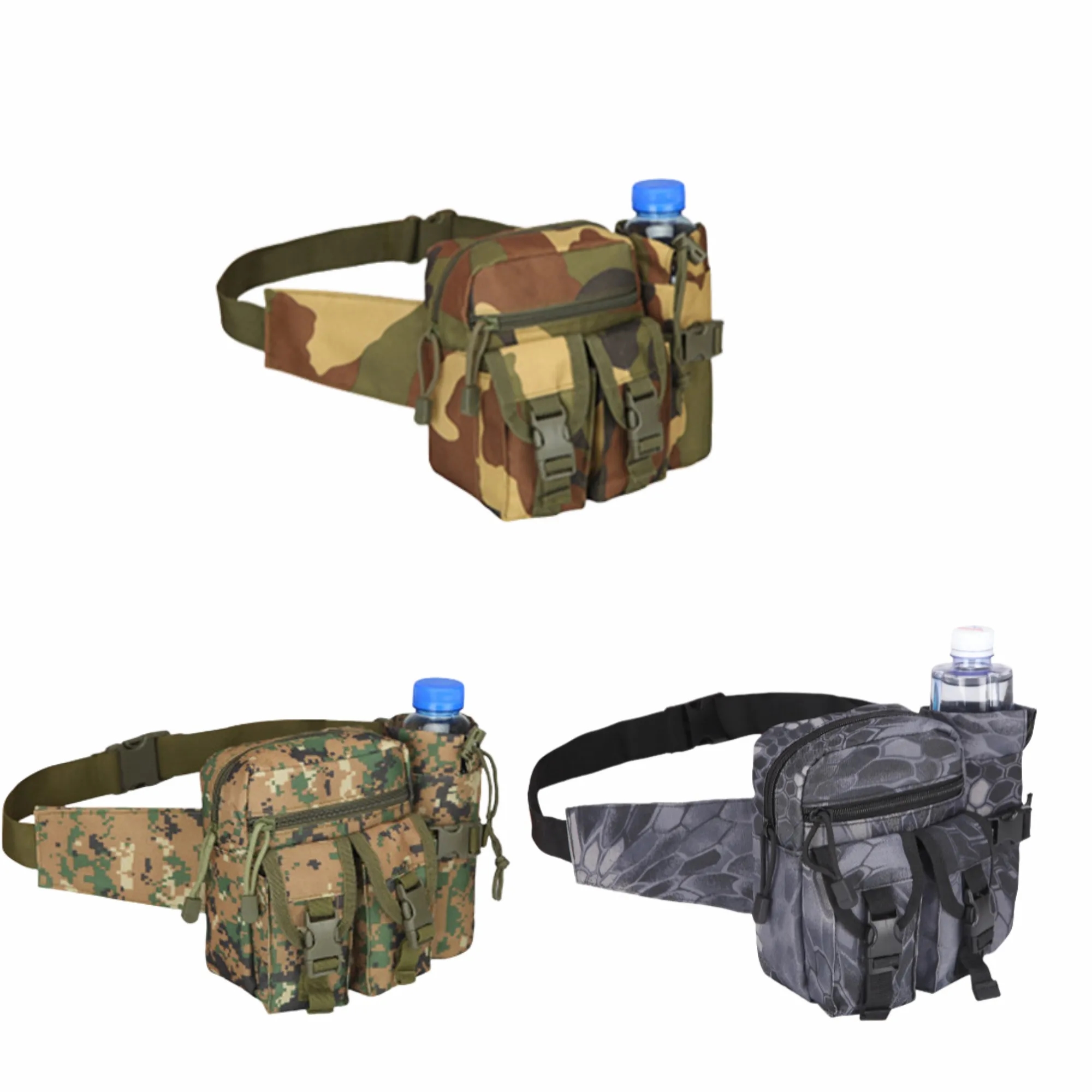 Outdoor Running Waist Bag: Tactical Water Bottle 2