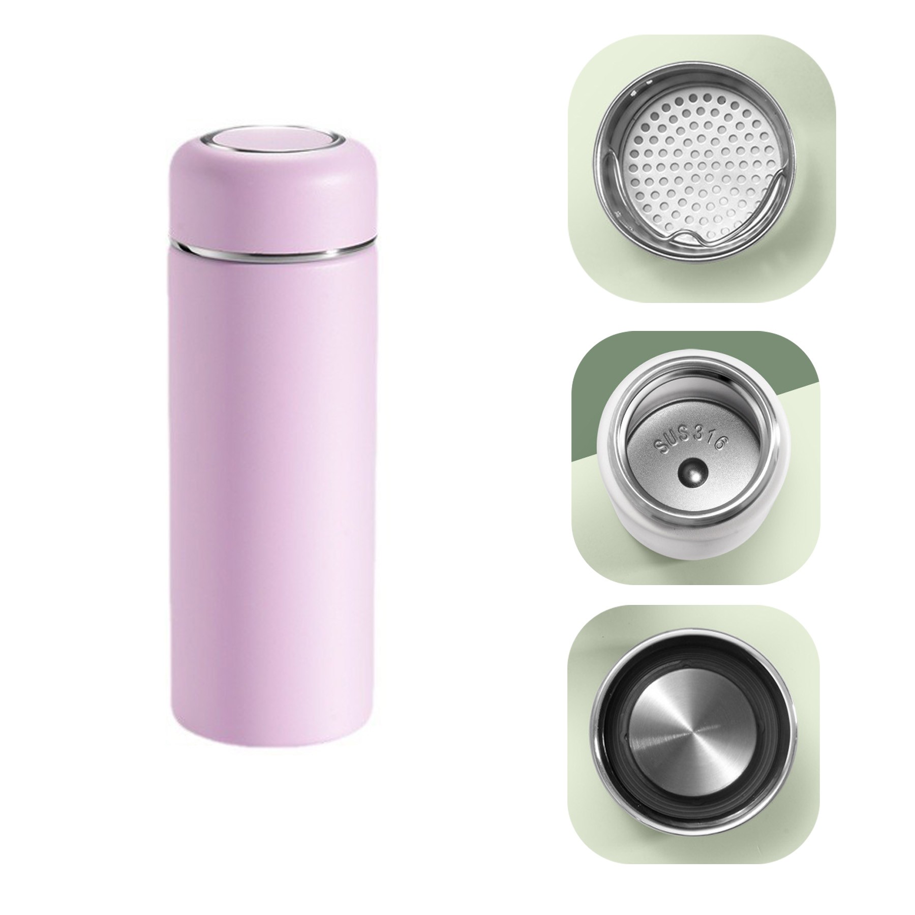 Stainless Steel Vacuum Flask Thermal Cup 2