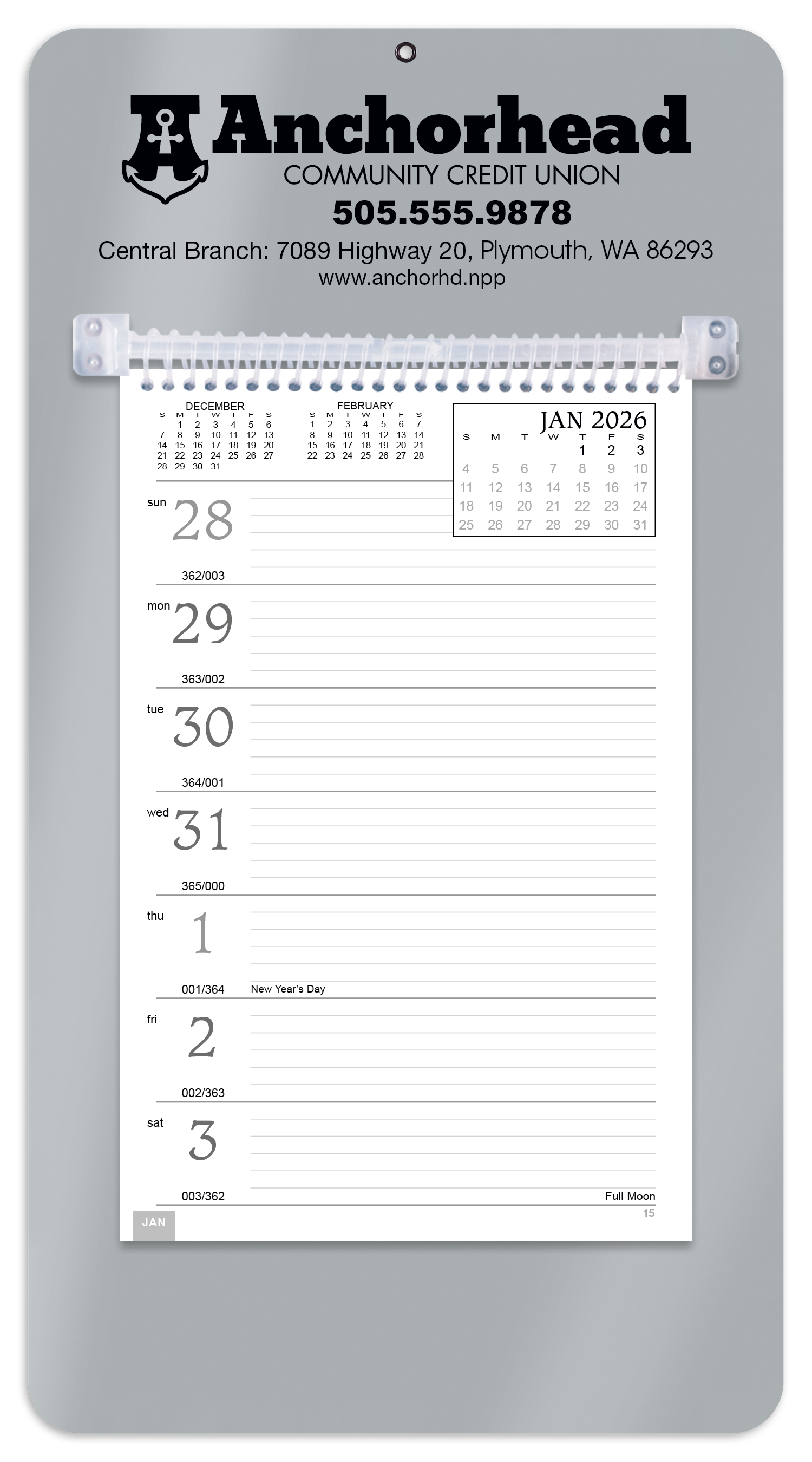Triumph® Calendars Weekly Memo Calendar 67
