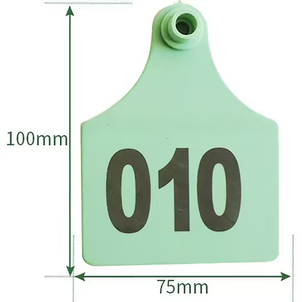 Blank One-Piece Cattle Ear Tags 2