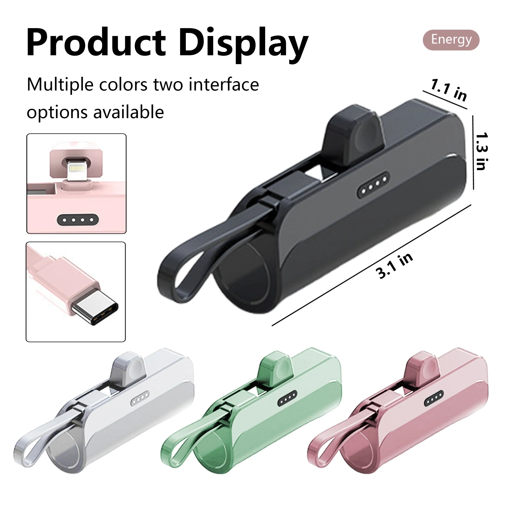 Dual Port Mini Portable Power Bank 8