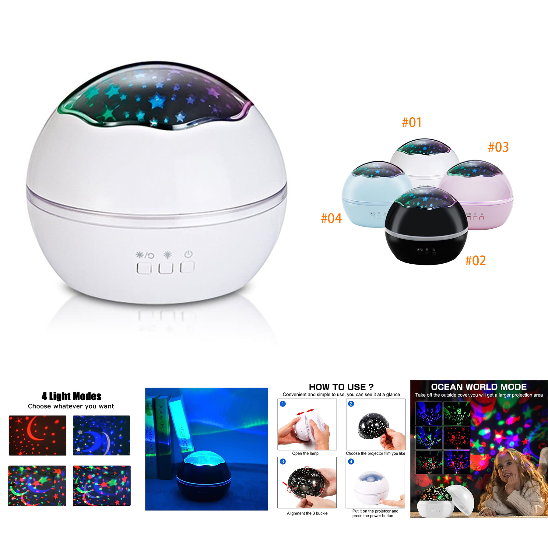 Galaxy Projector ABS LED Party Lamp 2