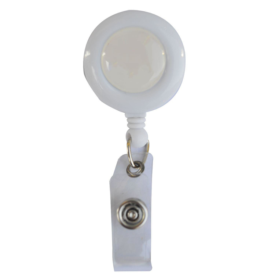 Circular Badge Reel w/ Bulldog Clip 6