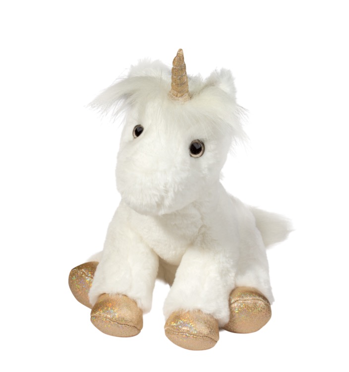 Elodie White Unicorn Soft Stuffed Animal 2