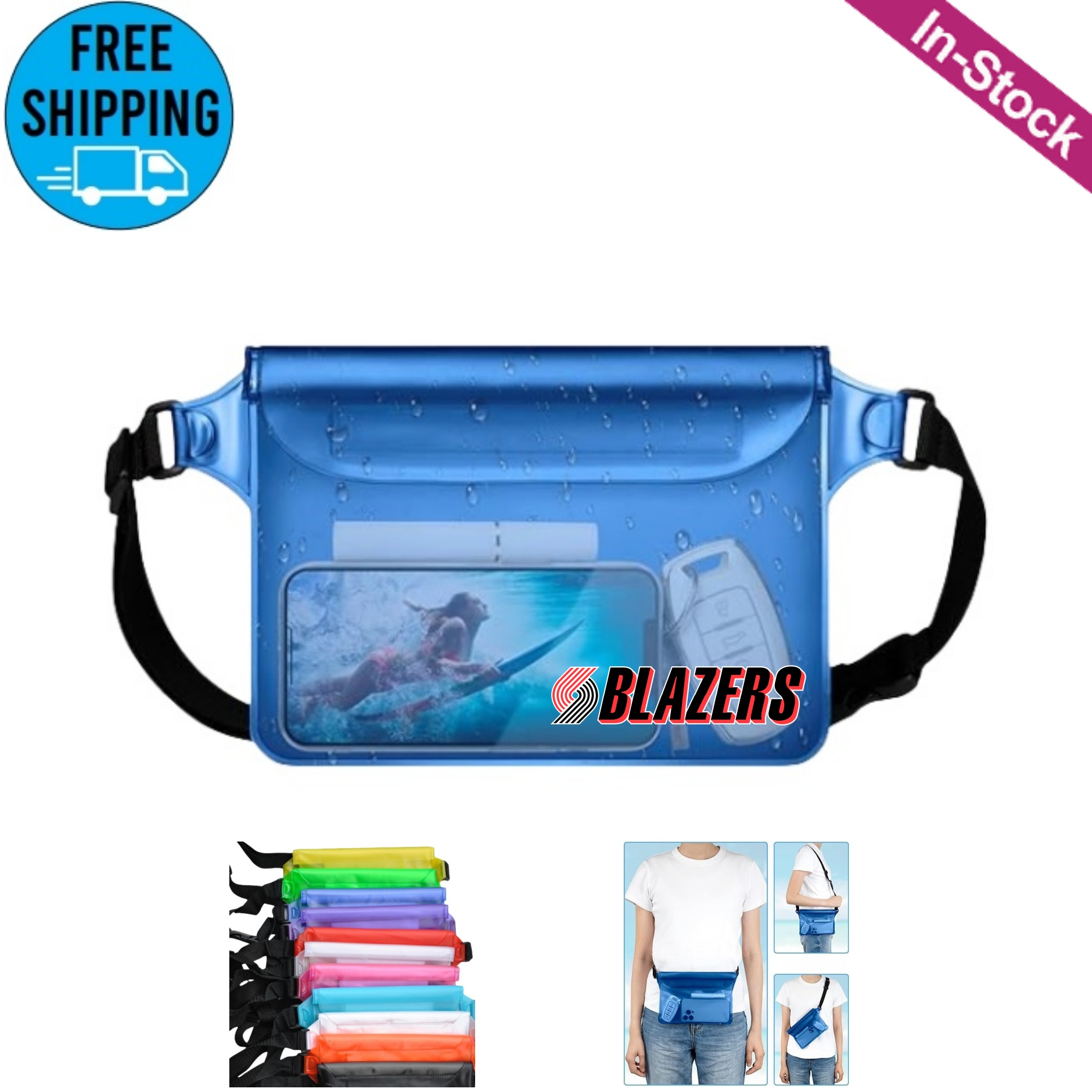 Waterproof Fanny Pack with Adjustable Waist Strap 3