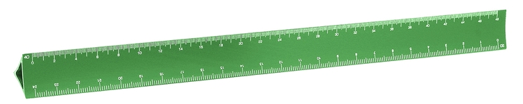 12" Engineer Triangular Hollow Scale 6