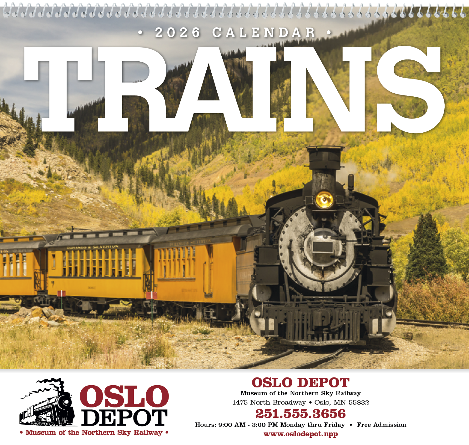 Triumph® Calendars Trains Calendar 2