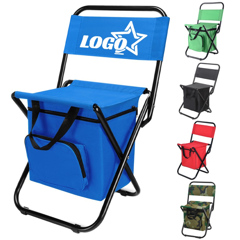 Portable Folding Chair With Ice Bag 2