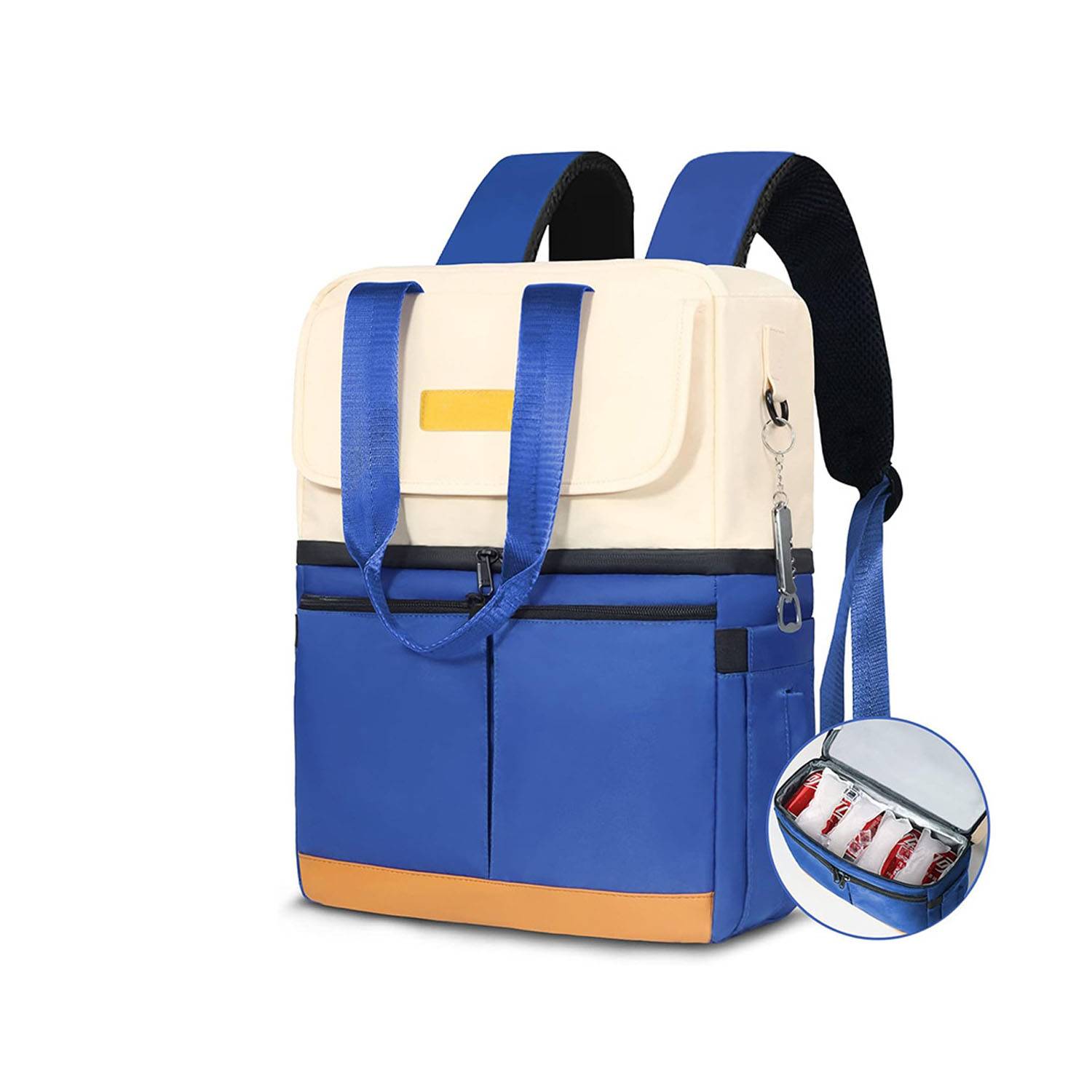 36 Can Waterproof Nylon Cooler Backpack for Picnic 10