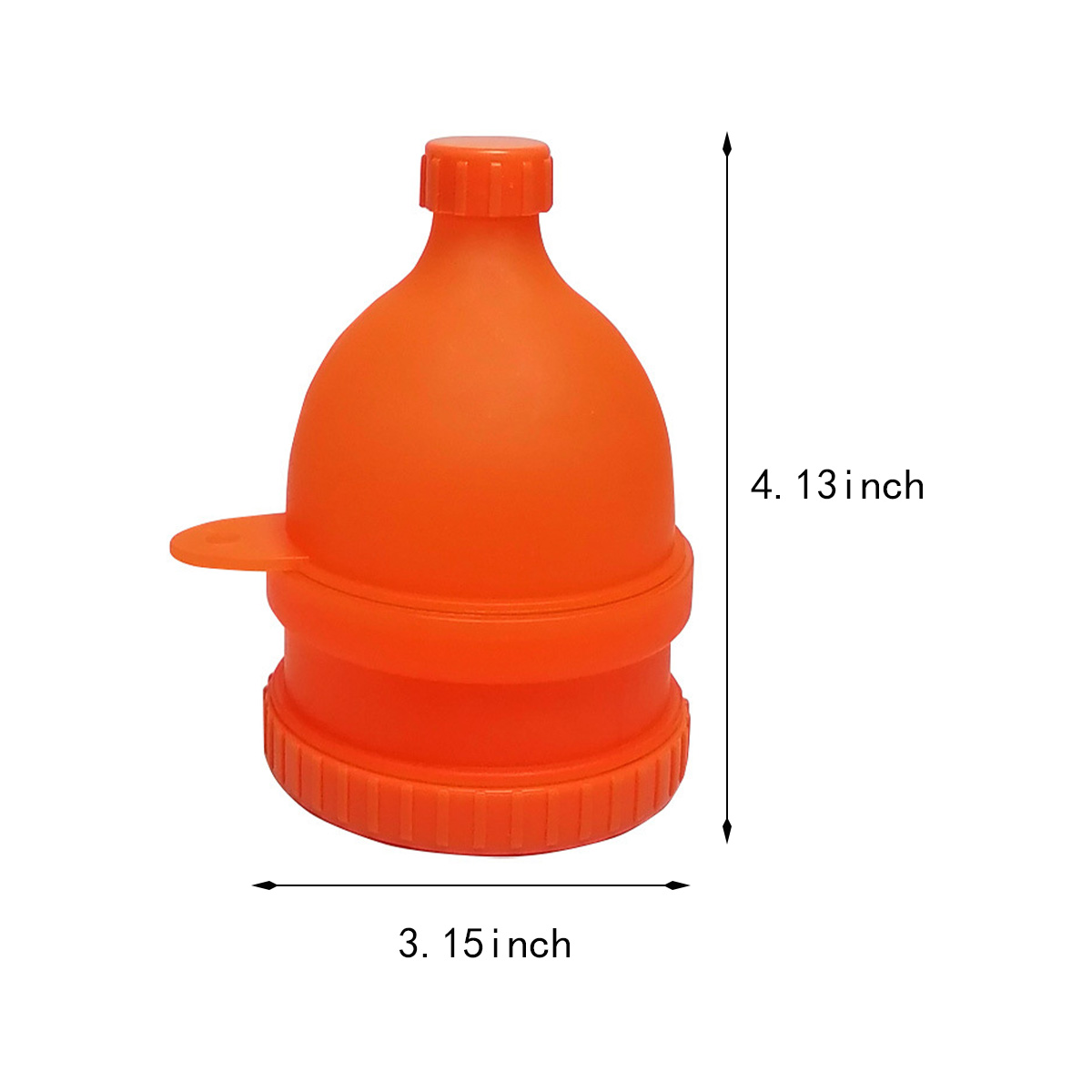 Portable fitness protein powder funnel shaking water cup 3