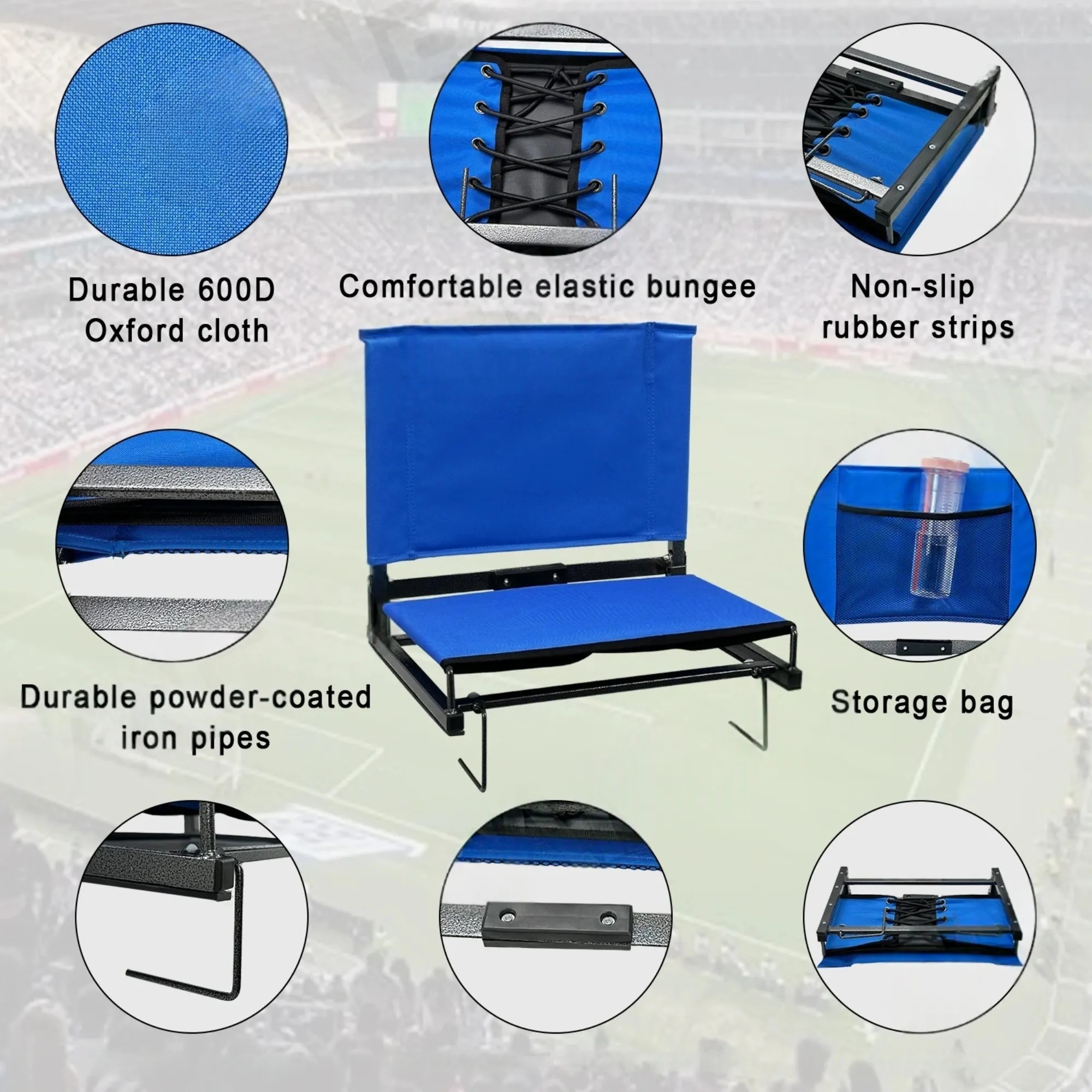 Portable Stadium Seat For Bleachers 7