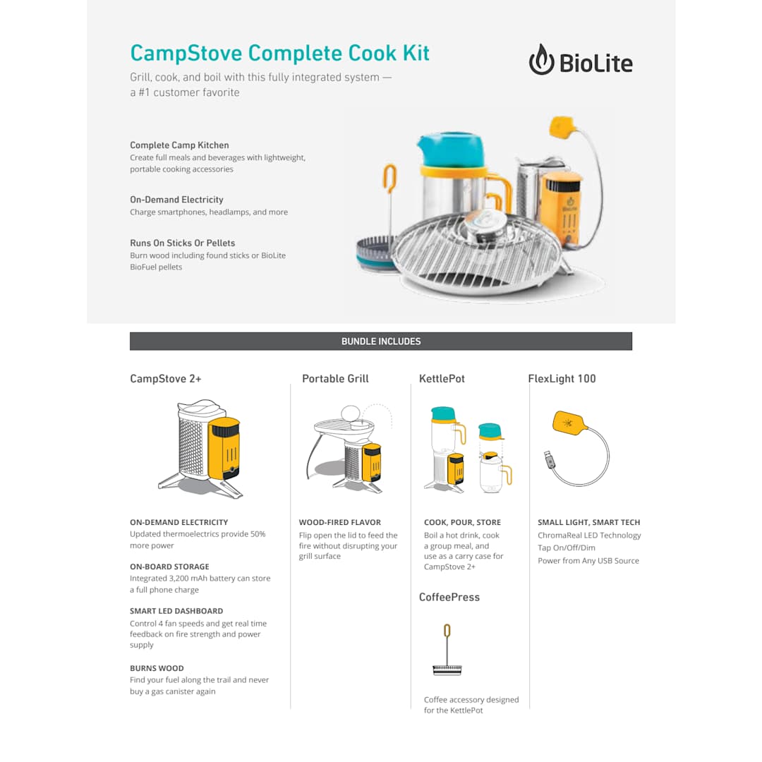 BioLite CampStove Complete Cook Kit 41