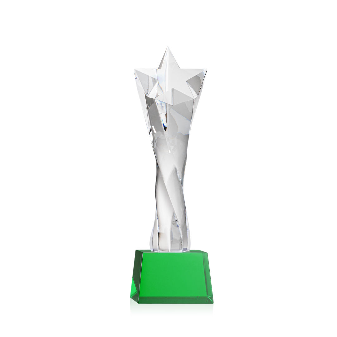 Arlington Star Award on Robson Base - Green 9