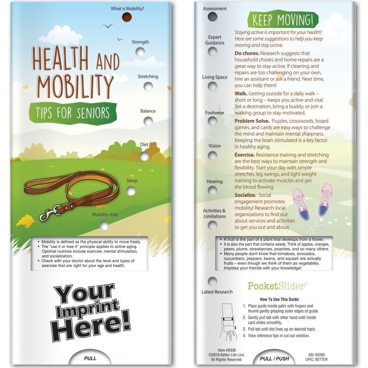 Pocket Slider - Health & Mobility - Tips for Seniors 1