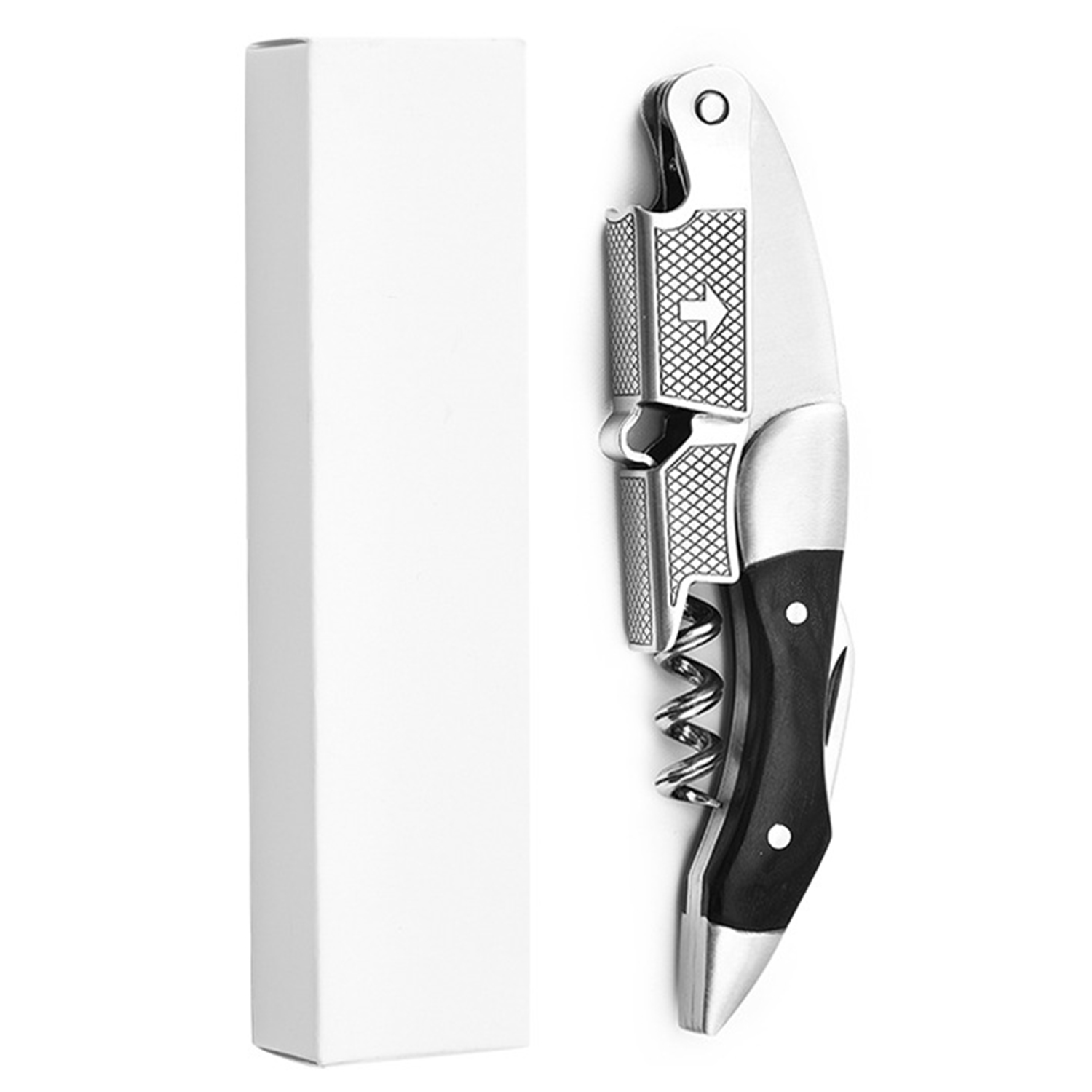 3-in-1 Foldable Wine and Beer Bottle Opener with Knife 3