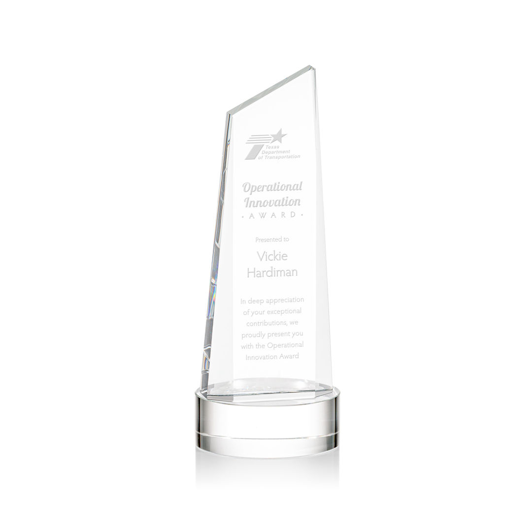 Belmont Tower Award on Stanrich Base - Clear 4