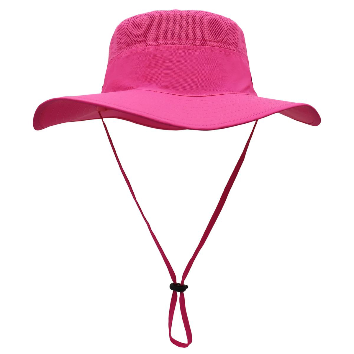 Nylon Bucket Hat with Wide Brim and Mesh Ventilation 16