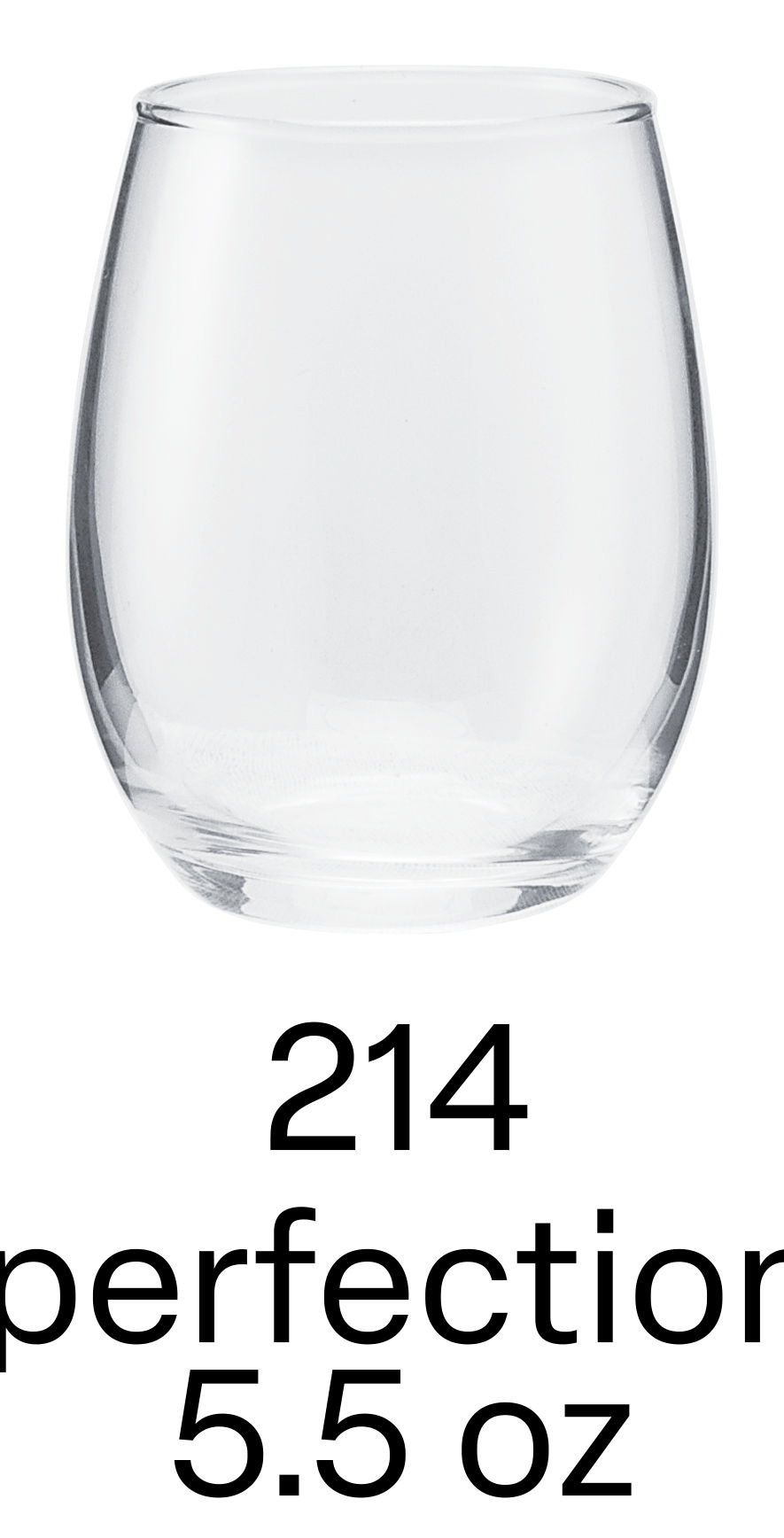 5 5 oz perfection stemless wine