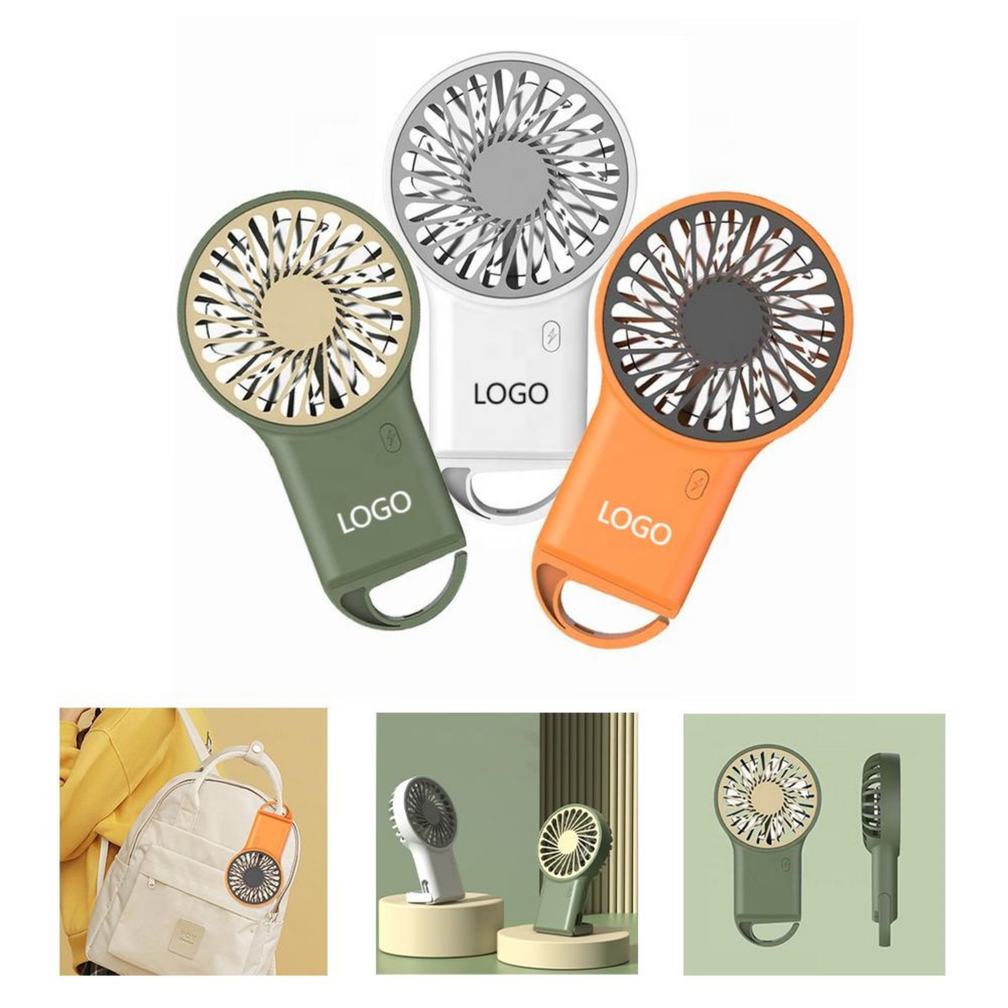 Mini Portable Fan With Hook 2