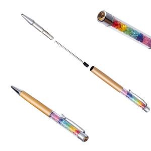 Metal Pen With Rainbow Diamonds 3