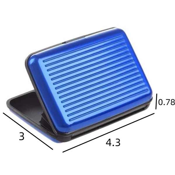 Aluminum alloy antimagnetic shield card box 5