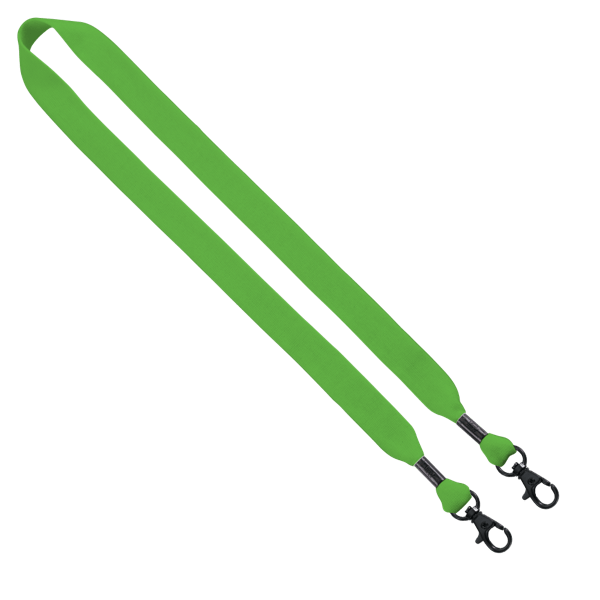 3/4" Cotton Double Lobster Clip Lanyard 47