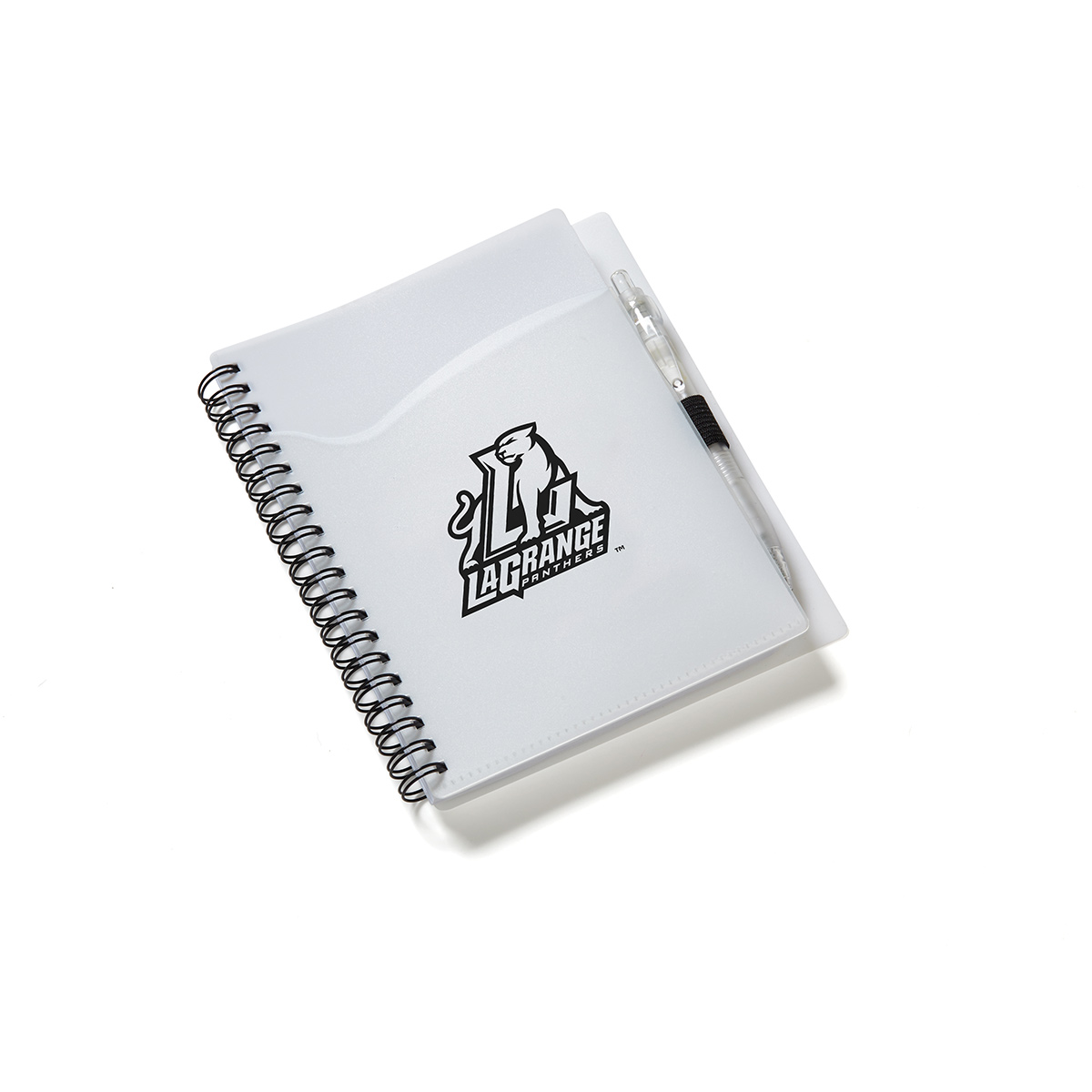 5 3/4"x7 1/8" Wave Spiral Notebook with Front Pocket 7