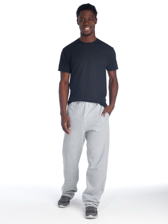 JERZEES NuBlend® Pocketed Open-Bottom Sweatpants 9