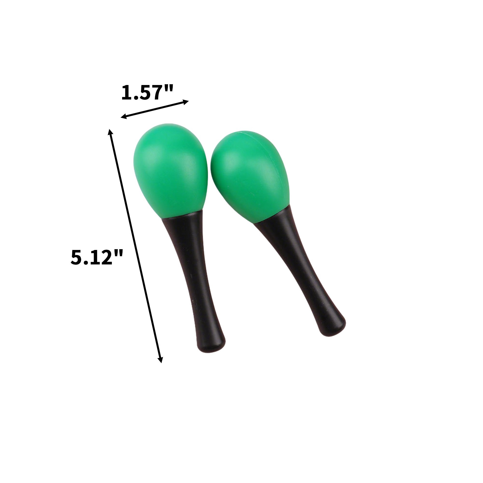 Plastic Egg Shaker 5.12" x 1.57" 1