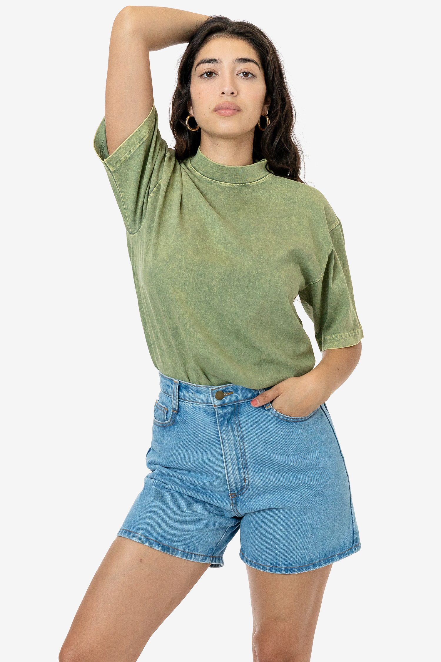 6.5 OZ S/S GARMENT DYE T-SHIRT (MINERAL WASH) 14