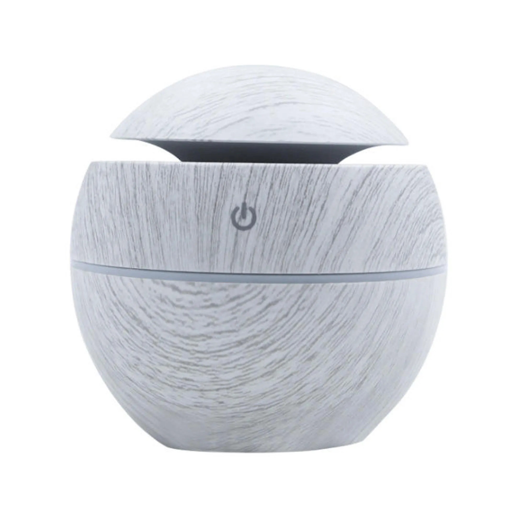 130ml USB Electric Air Humidifier Wood Grain 7 Color LED Lig 6