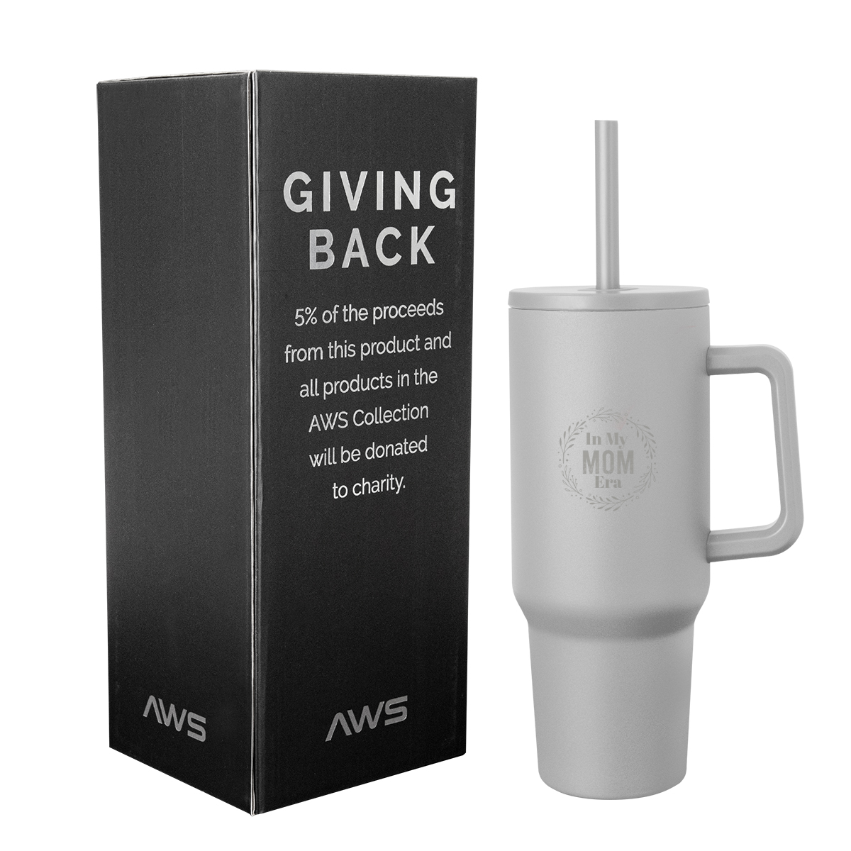 40 Oz. AWS Jackson Intrepid Stainless Steel Tumbler 24
