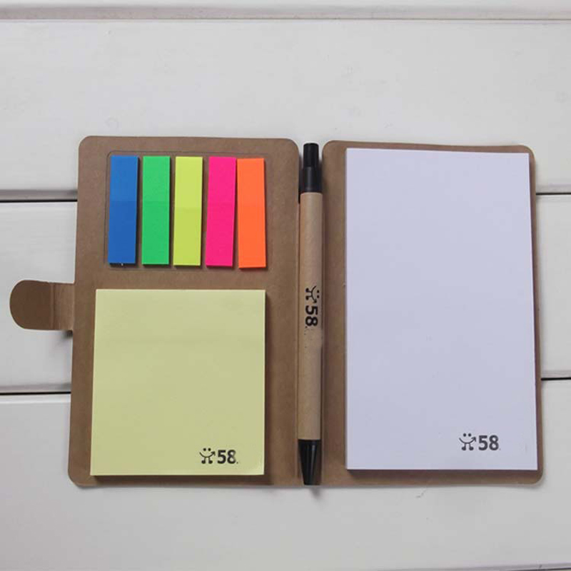 Handy Book Sticker Note Pads w/Pen 5