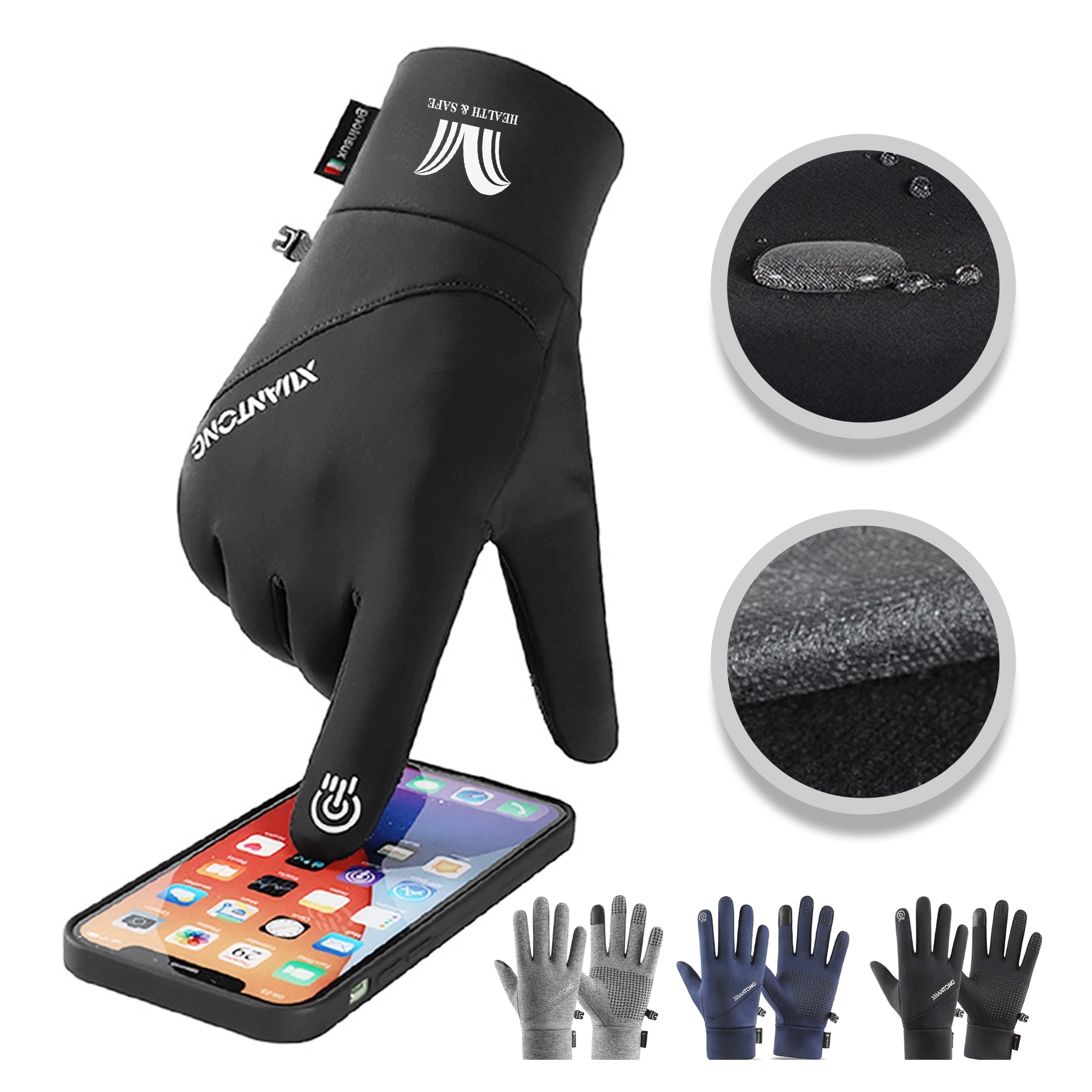Non-Slip Windproof Thermal Gloves 10