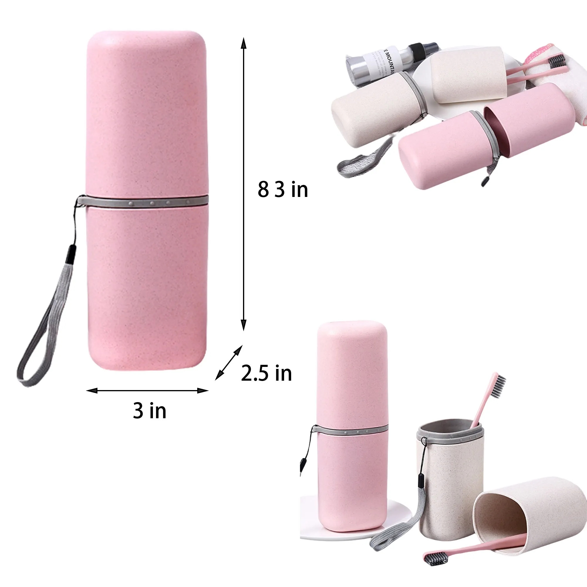 Travel Toothbrush Cup Case Holders 10