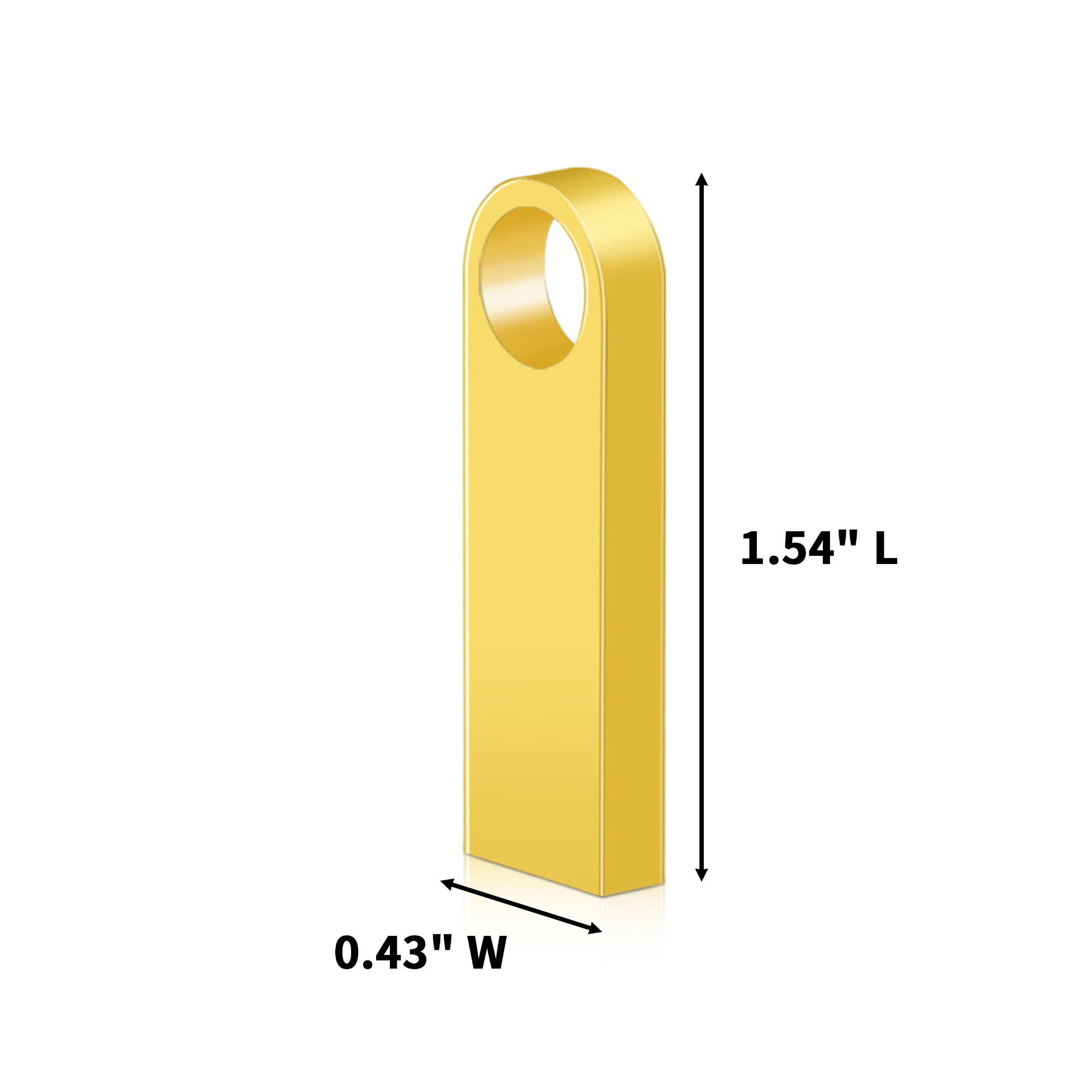 Sixteen Gigabyte Metal Flash Drive 8