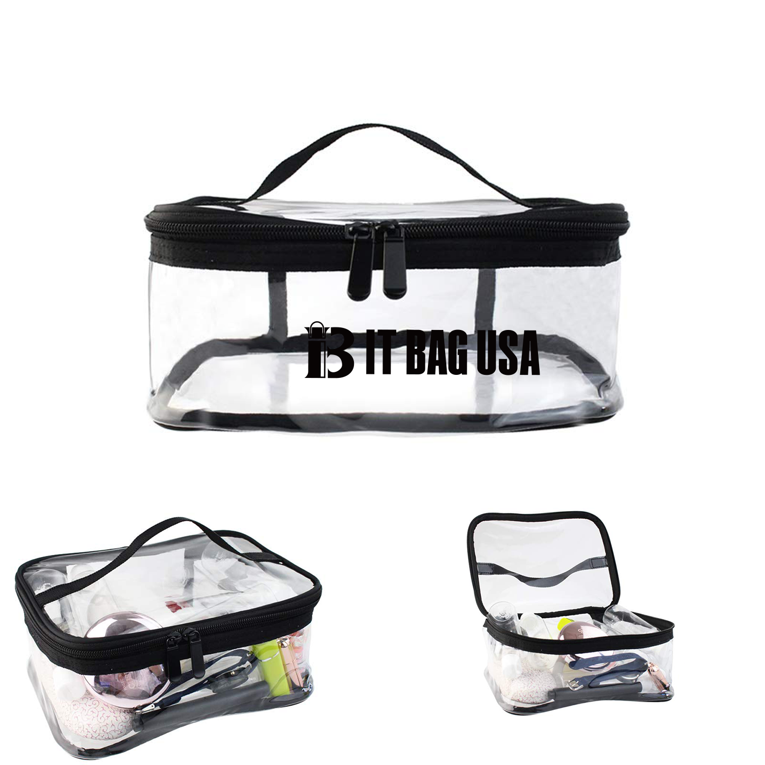Transparent PVC Waterproof Wash Cosmetic Bag 2
