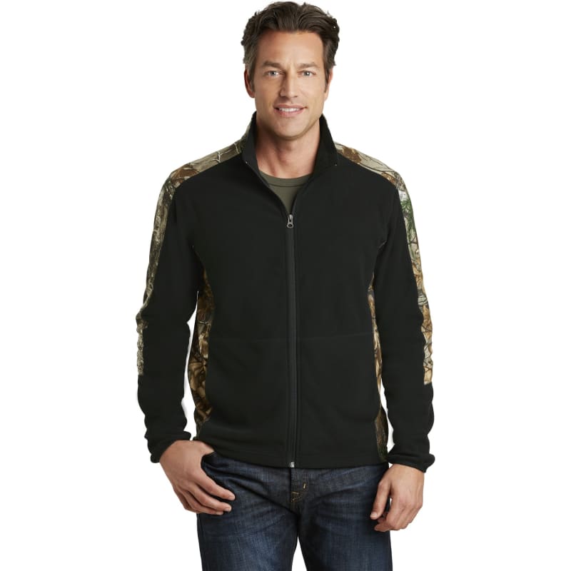 Port Authority Camouflage Microfleece Full-Zip Jacket. 7