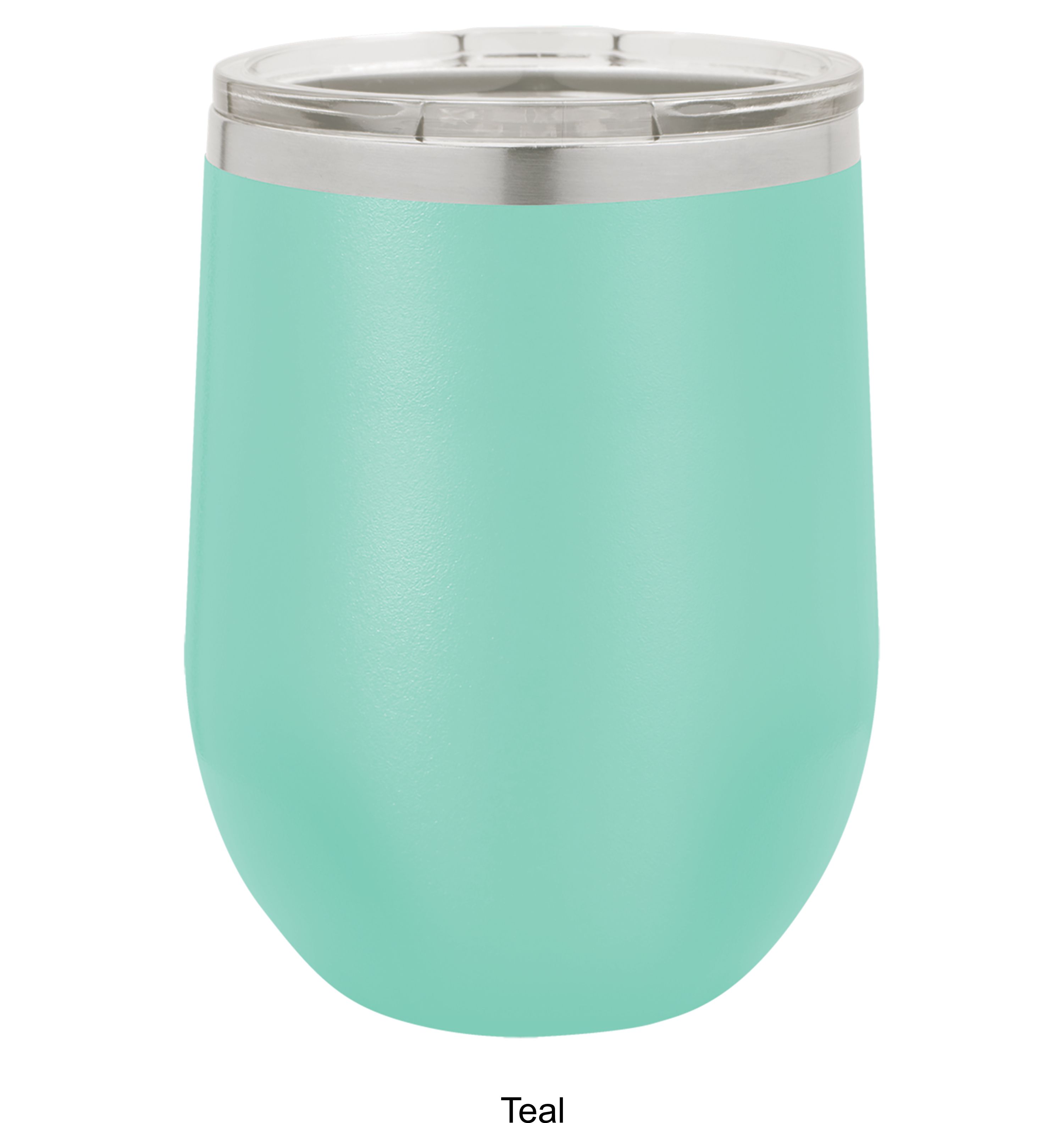 12 Oz. Polar Camel Stemless Wine Glass w/Lid Stainless Steel 13