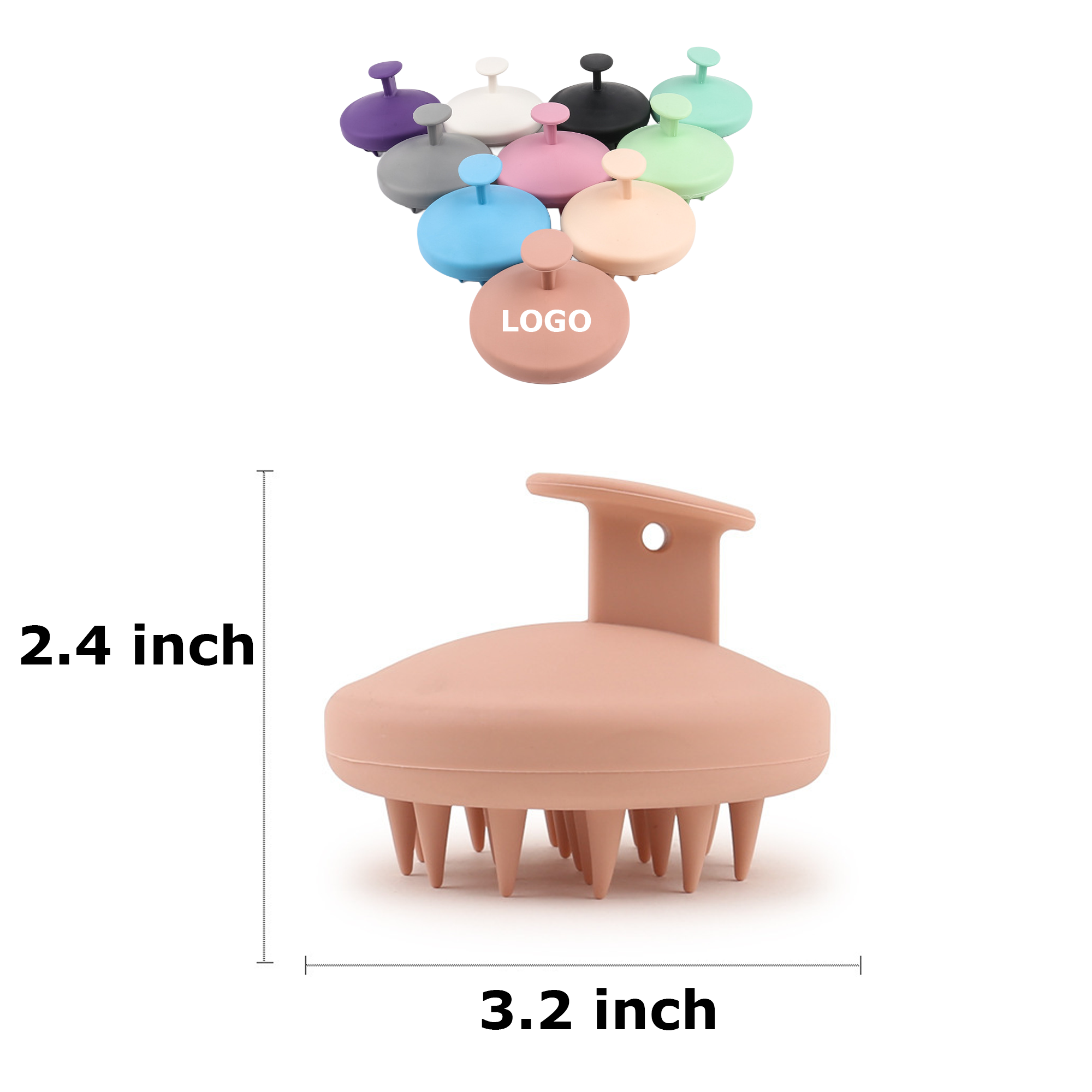 Silicone Scalp Massage Shampoo Brush 3