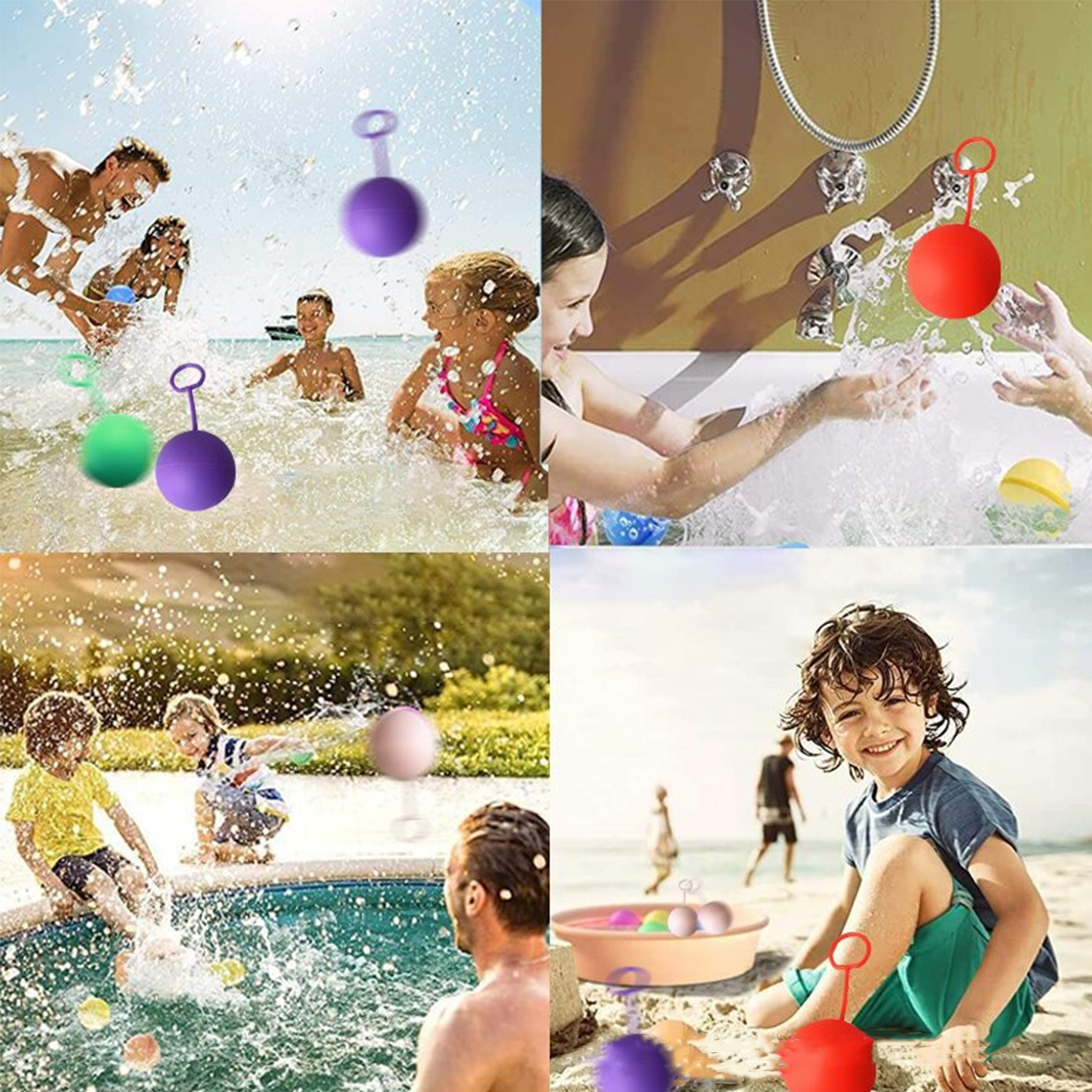 Finger-Mounted Magnetic Silicone Water Ball Toy 4
