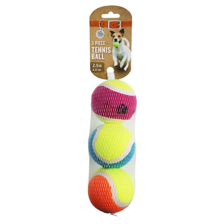 Pet Toy Tennis Balls 3 Pack 2