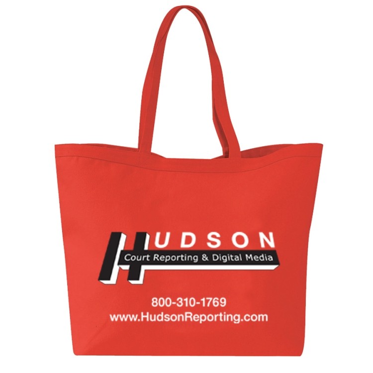 Canvas Big Tote, custom tote bag with logo imprint 3