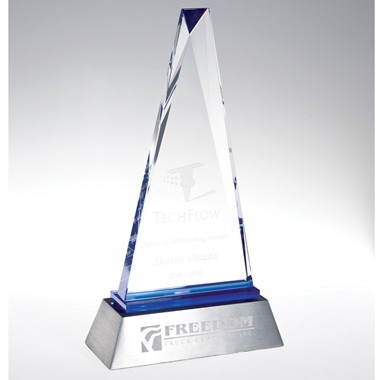 PARAMOUNT BLUE REFLECT CRYSTAL AWARD 1