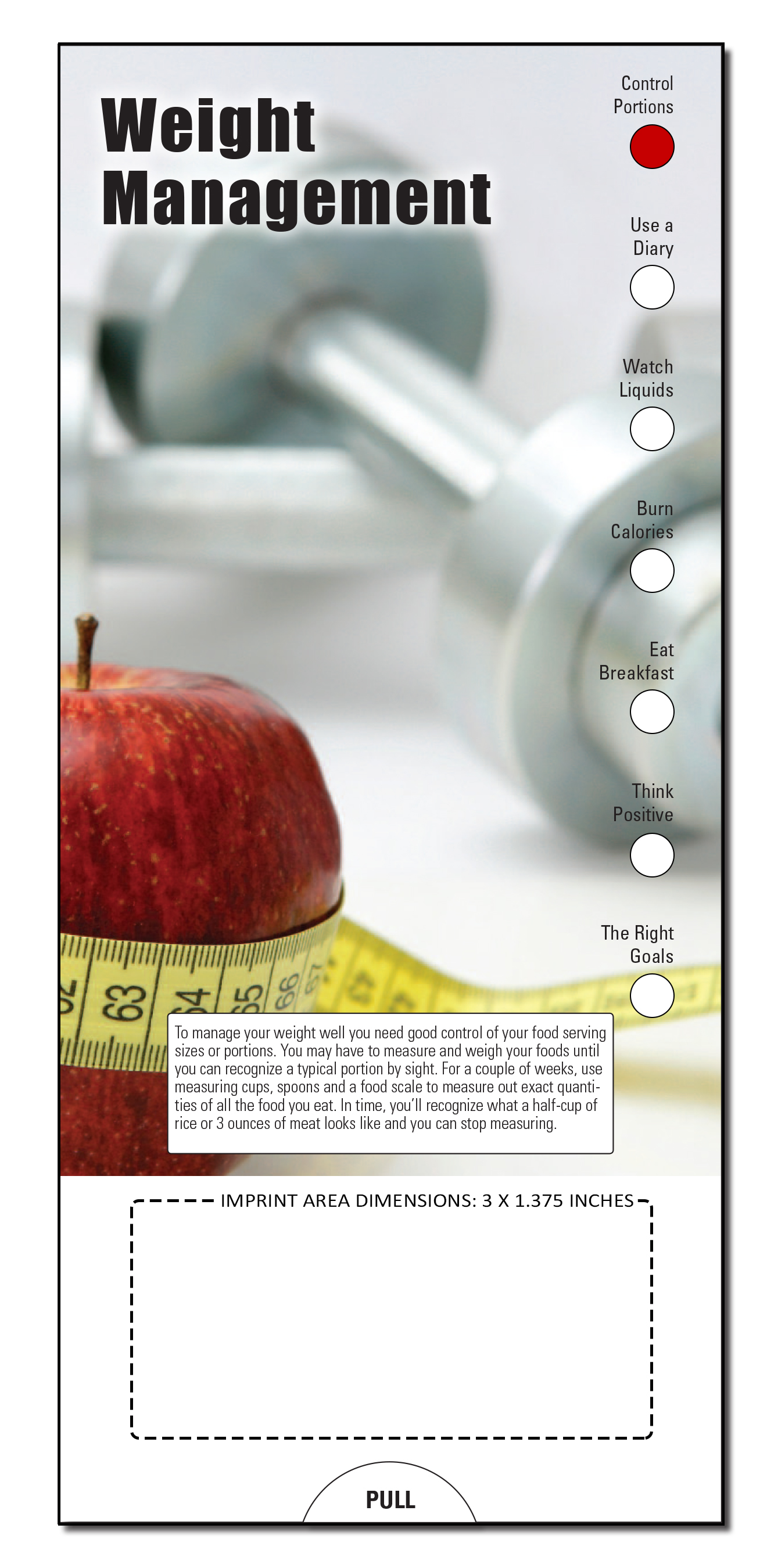 SLIDE CHART - Weight Management Slide Chart 3