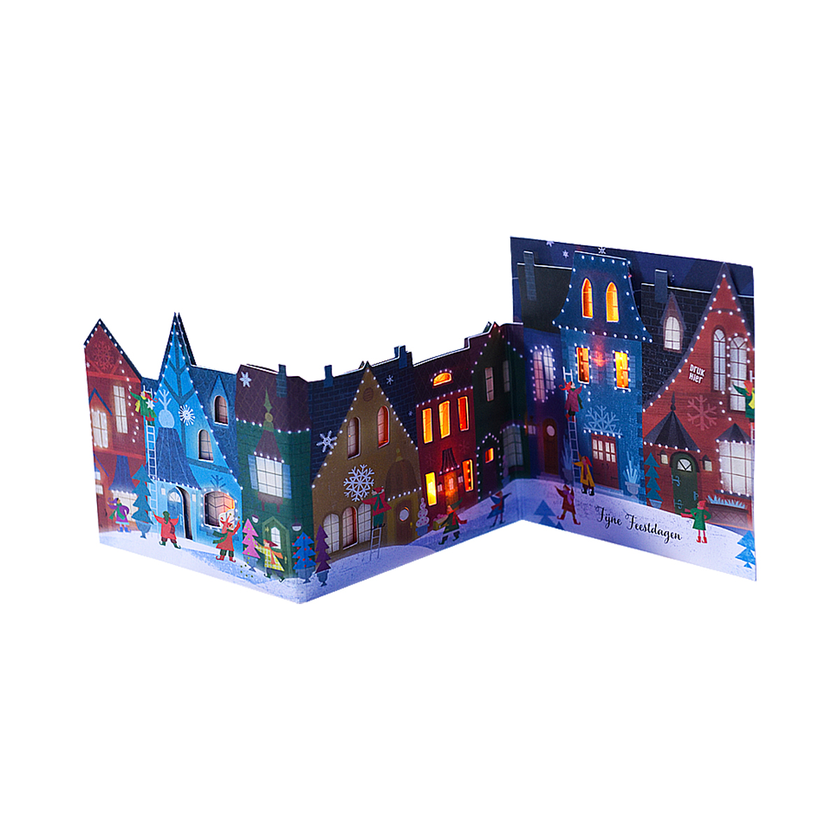 AudioPop Light + Sound Custom LED Audio Greeting Card & Direct Mailer - Full Color 7