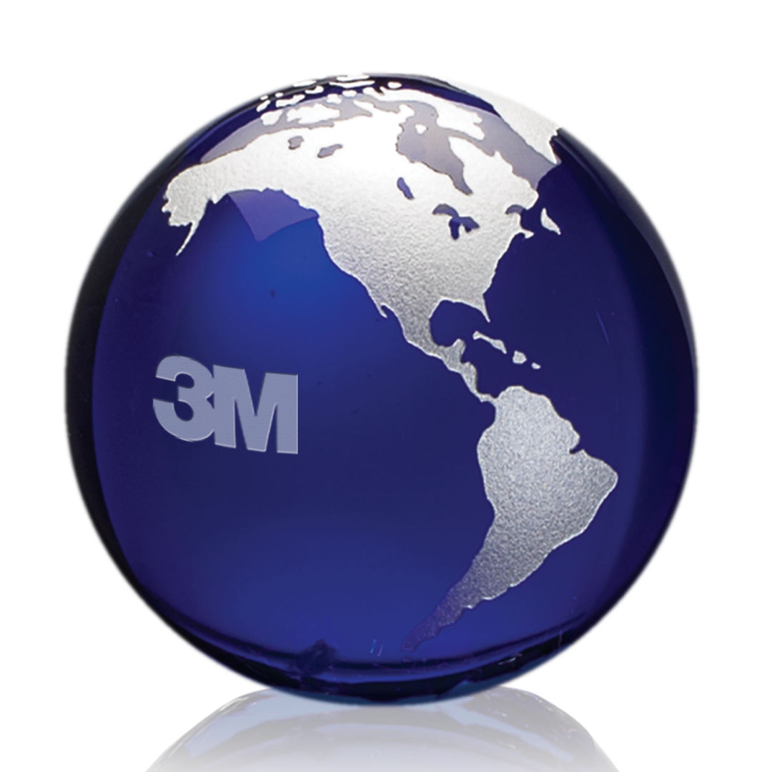 Globe Paperweight - Blue 10