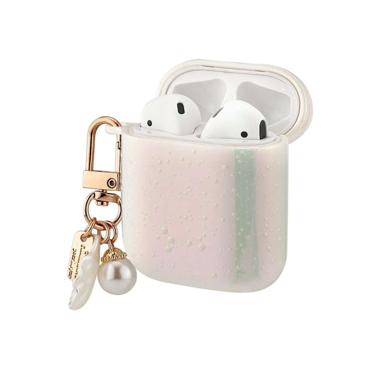 AirPods Cases - White Pearl Charm 1