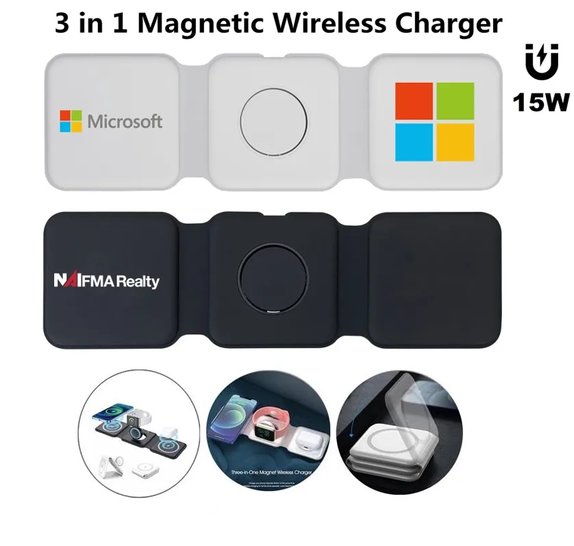 Portable & Powerful 15W Magnetic Wireless Charging Pad 7