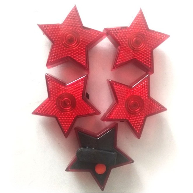 Star Shape bike bicycle reflectors Rear Light 7